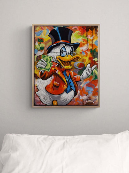 Zengin Ördek Yağlı Boya Tablosu