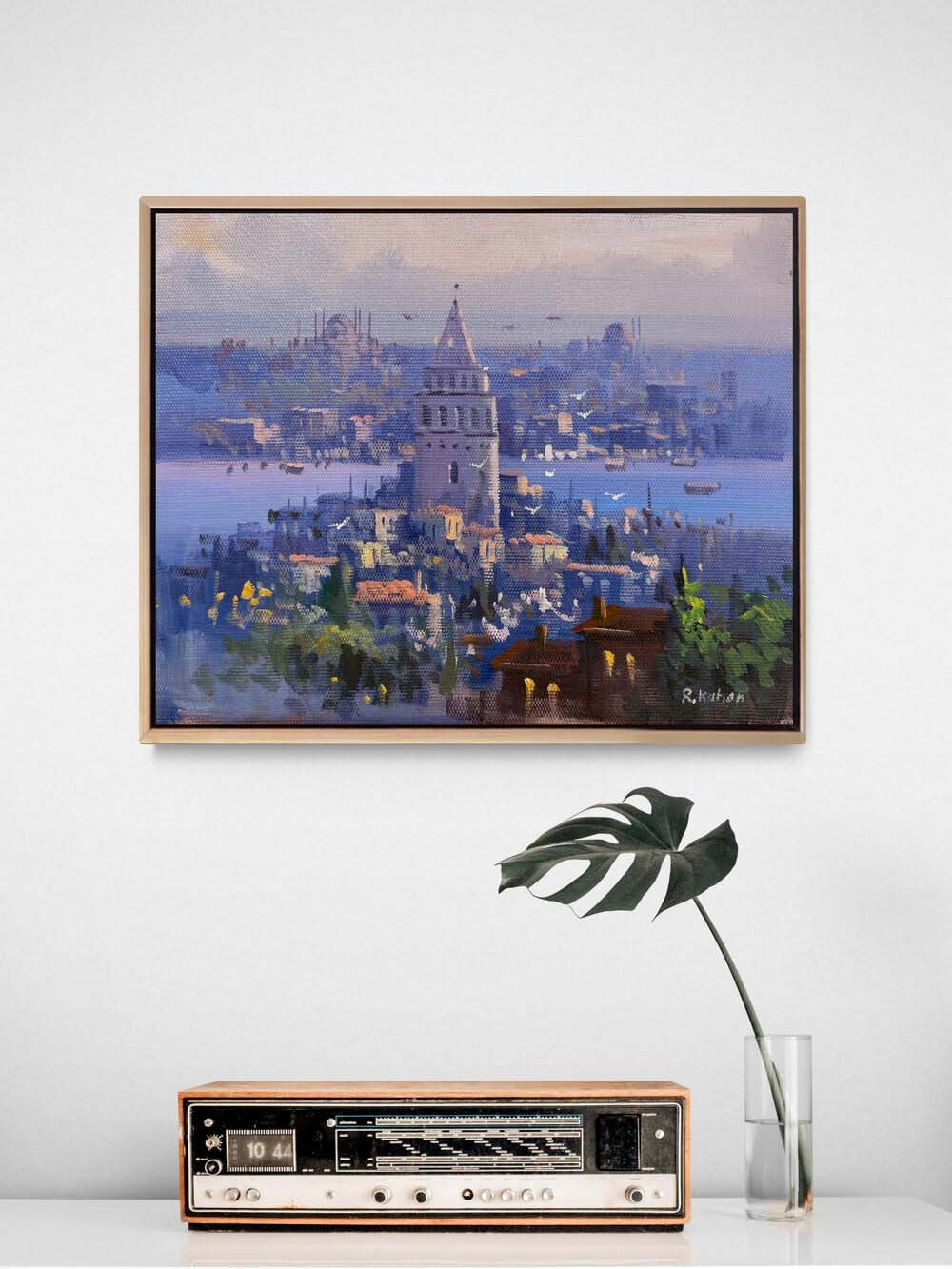 Kuleye Karşı Yağlı Boya Tablosu