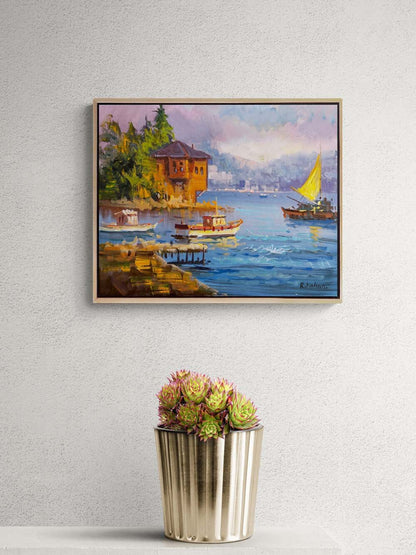 Yalıları Hatırası Yağlı Boya Tablosu