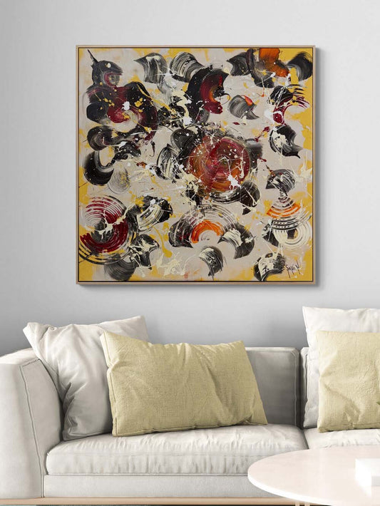 Bilinç ve Yansıma Yağlı Boya Tablosu