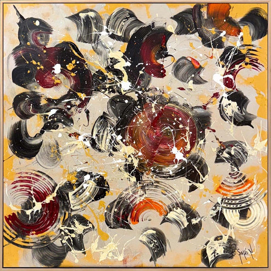 Bilinç ve Yansıma Yağlı Boya Tablosu