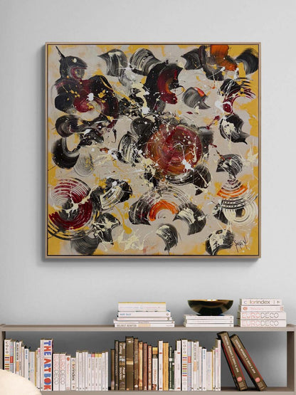 Bilinç ve Yansıma Yağlı Boya Tablosu