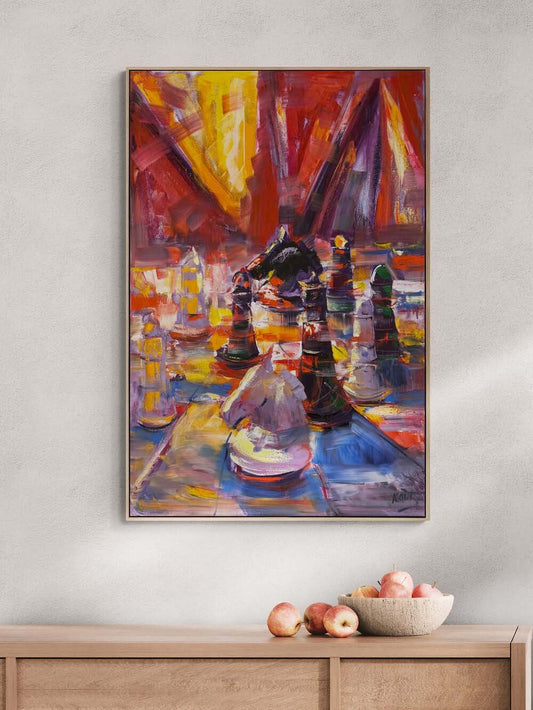 Zihin Oyunu Yağlı Boya Tablosu