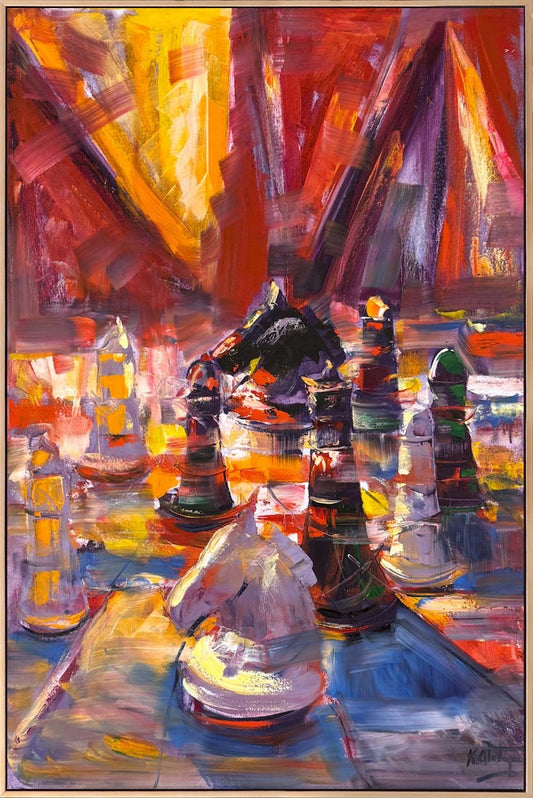 Zihin Oyunu Yağlı Boya Tablosu