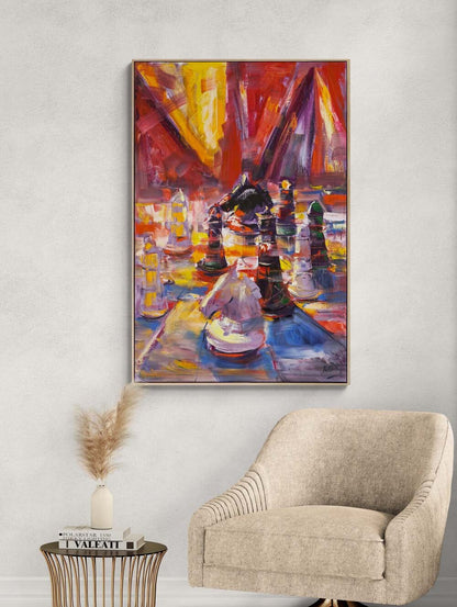 Zihin Oyunu Yağlı Boya Tablosu