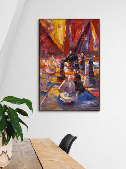 Zihin Oyunu Yağlı Boya Tablosu