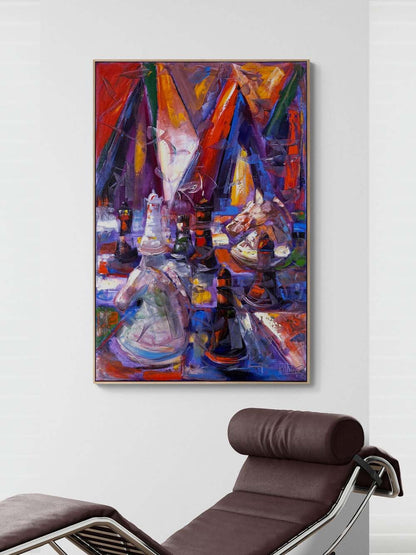 Stratejinin Renkleri Yağlı Boya Tablosu