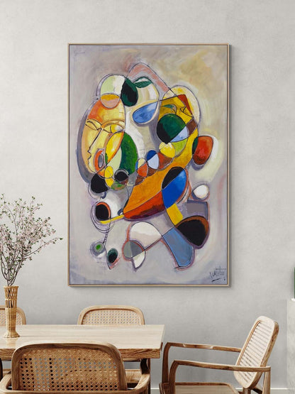 Rüya Katmanları Yağlı Boya Tablosu