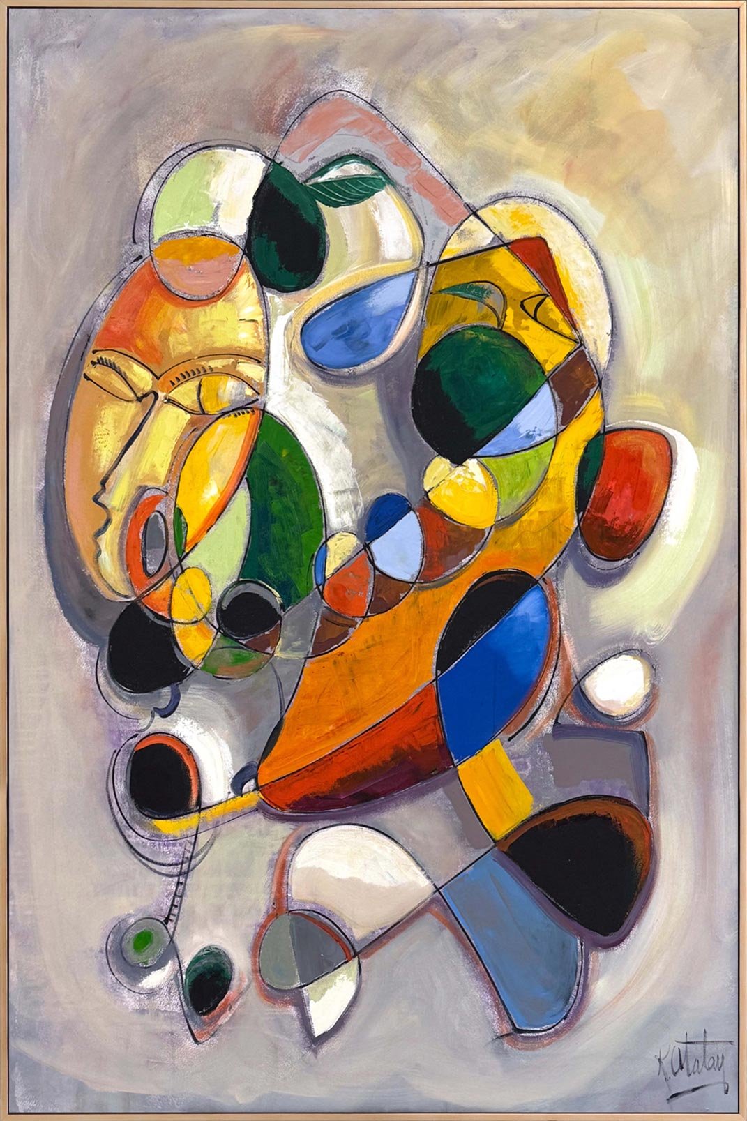 Rüya Katmanları Yağlı Boya Tablosu