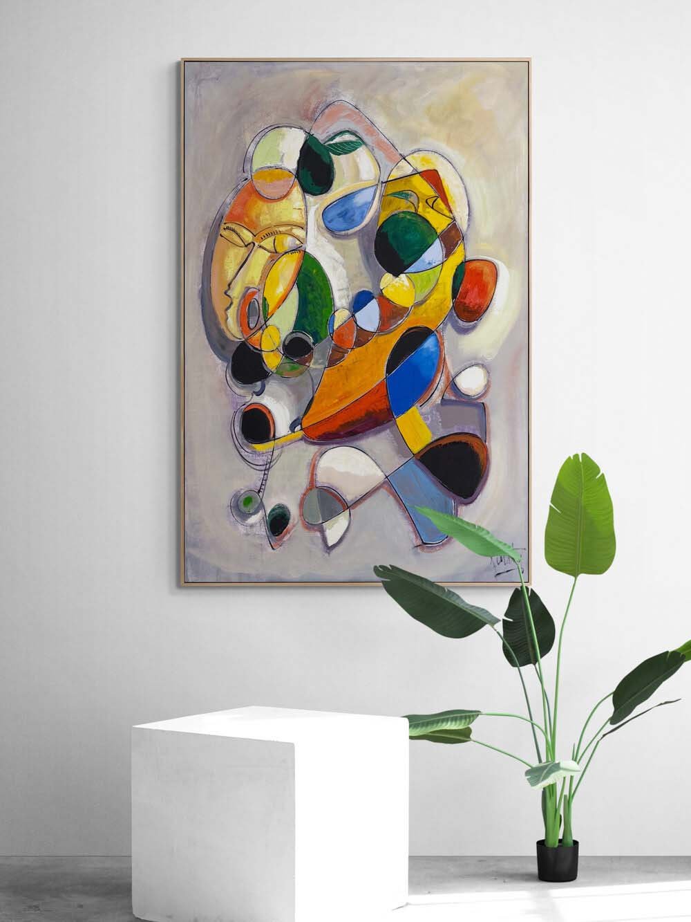 Rüya Katmanları Yağlı Boya Tablosu