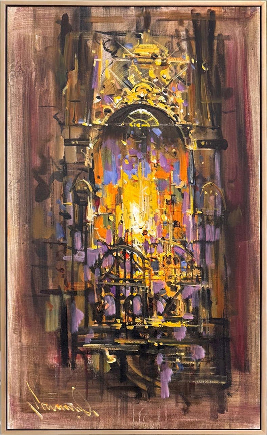 Varlığın İzleri Yağlı Boya Tablosu