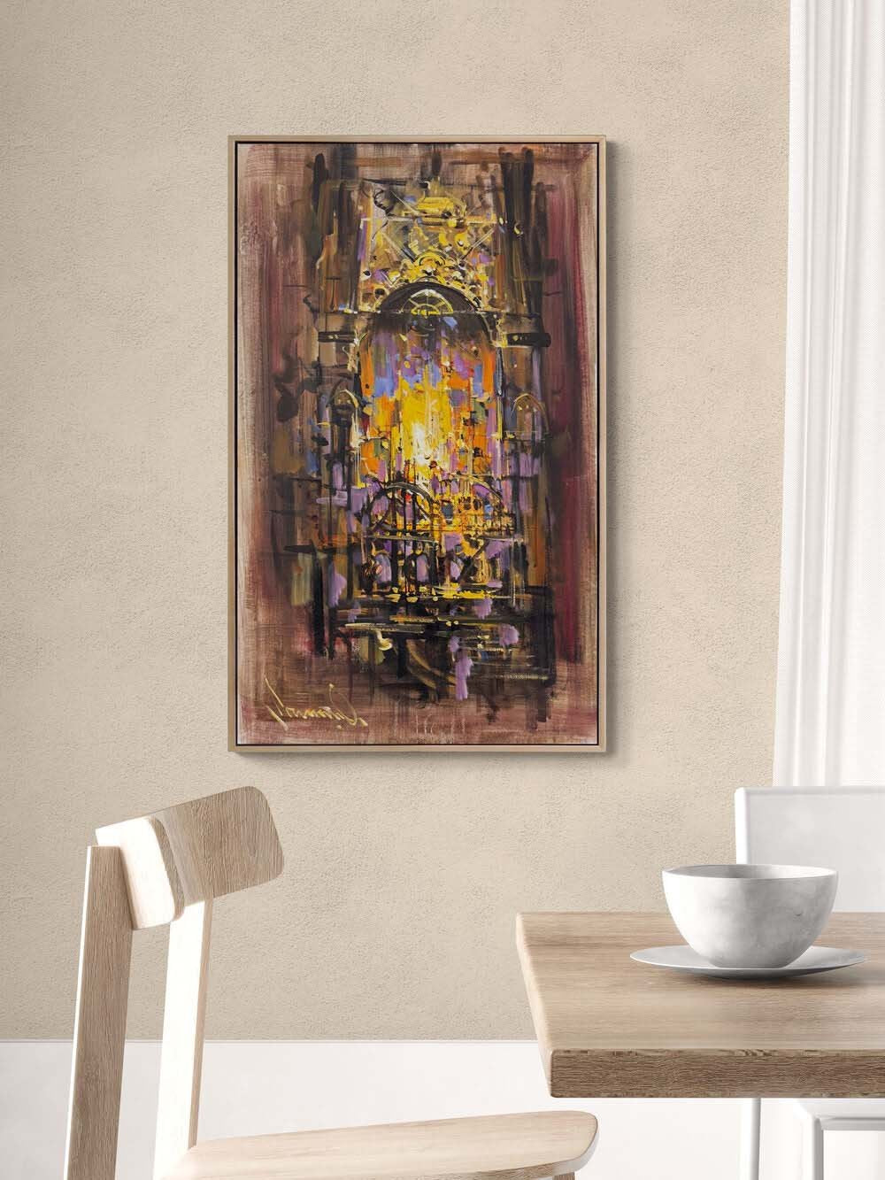 Varlığın İzleri Yağlı Boya Tablosu