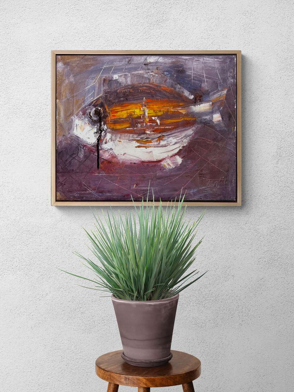 Bir Sevdanın Kulesi Yağlı Boya Tablosu