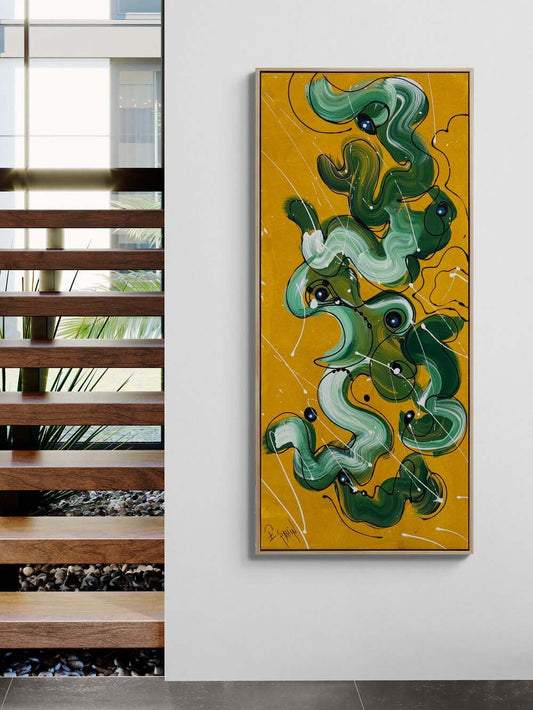 Enerji Patlaması Yağlı Boya Tablosu