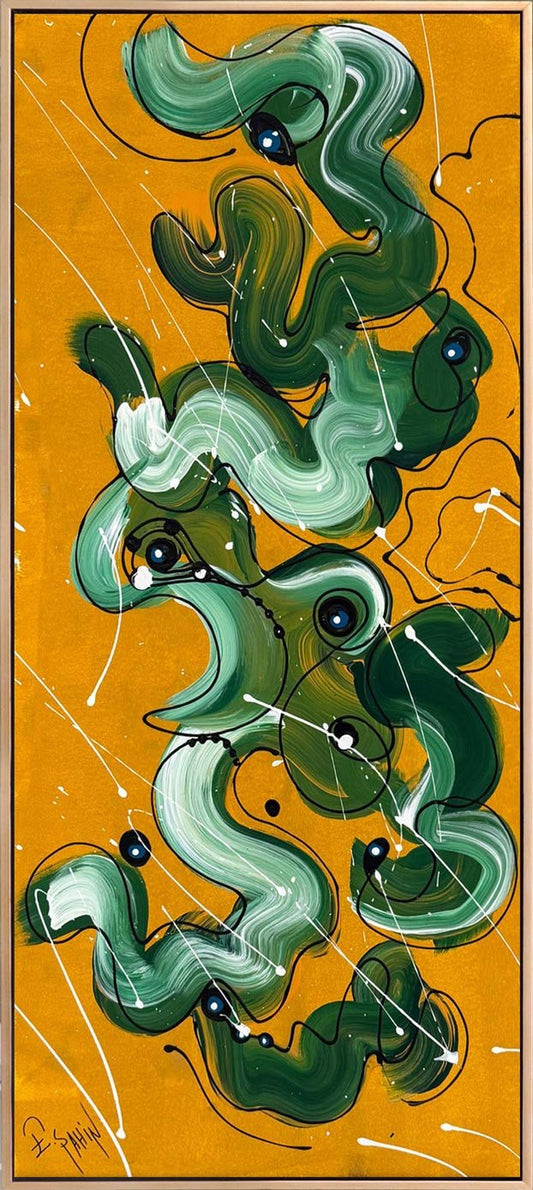 Enerji Patlaması Yağlı Boya Tablosu