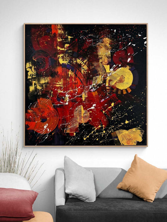 Siyahın Hafızası Yağlı Boya Tablosu