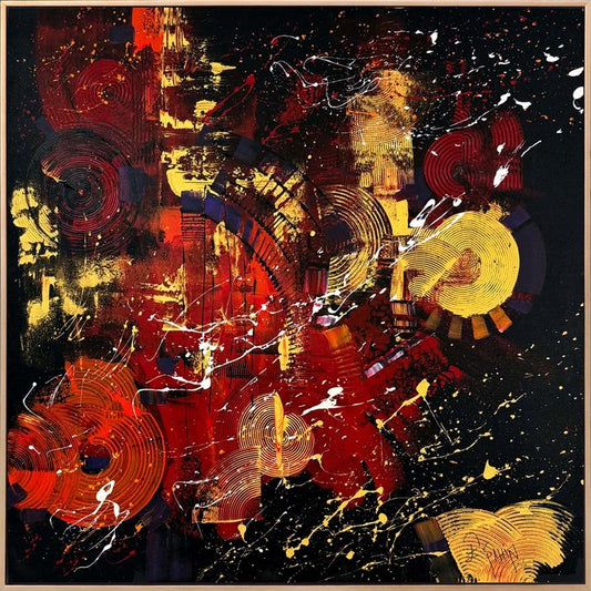 Siyahın Hafızası Yağlı Boya Tablosu