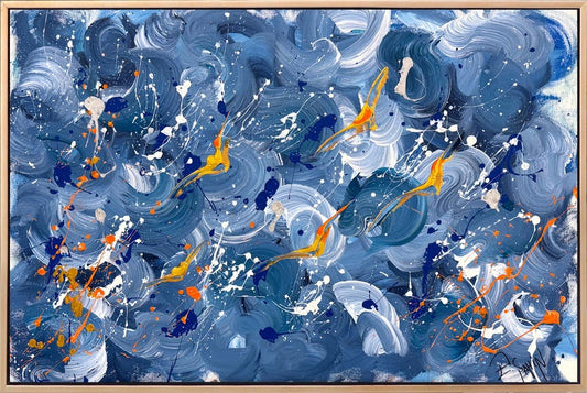 Gökyüzünde Huzur Yağlı Boya Tablosu