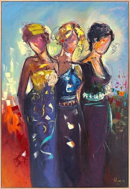 Kadınların Sırrı Yağlı Boya Tablosu