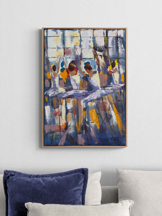 Işığın Bedeni Balerinler Yağlı Boya Tablosu