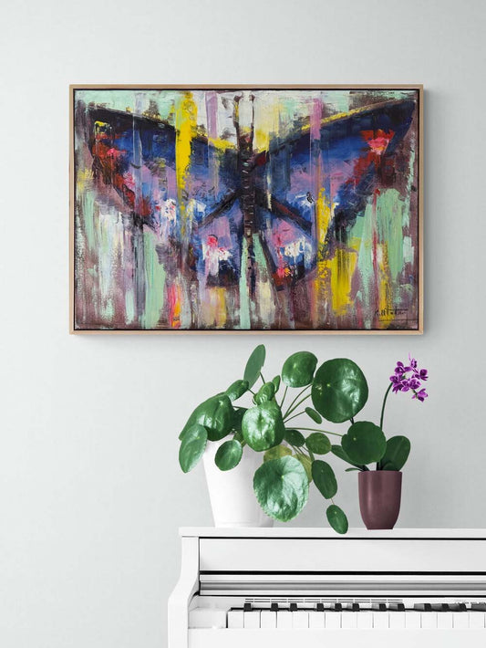 Kanat Sesleri Yağlı Boya Tablosu