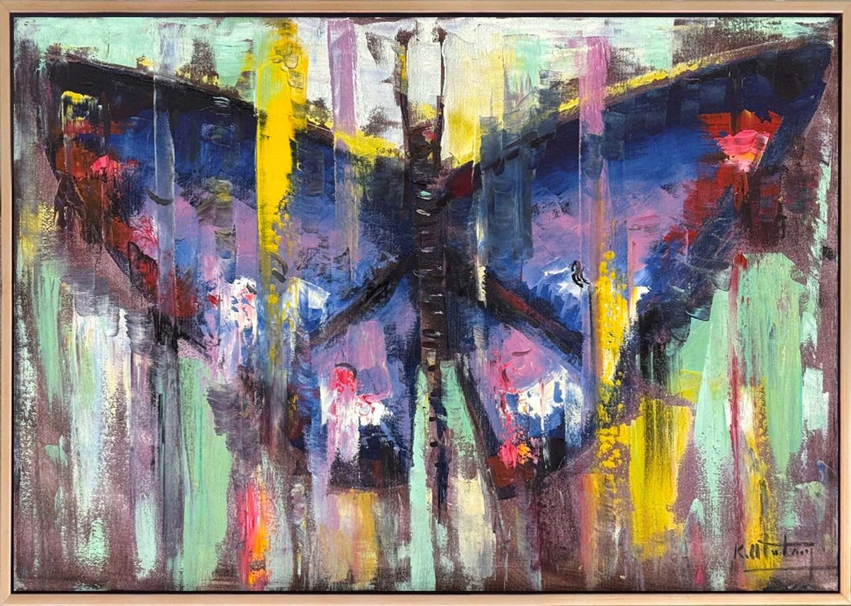 Kanat Sesleri Yağlı Boya Tablosu