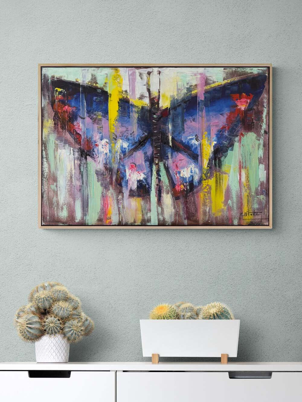 Kanat Sesleri Yağlı Boya Tablosu