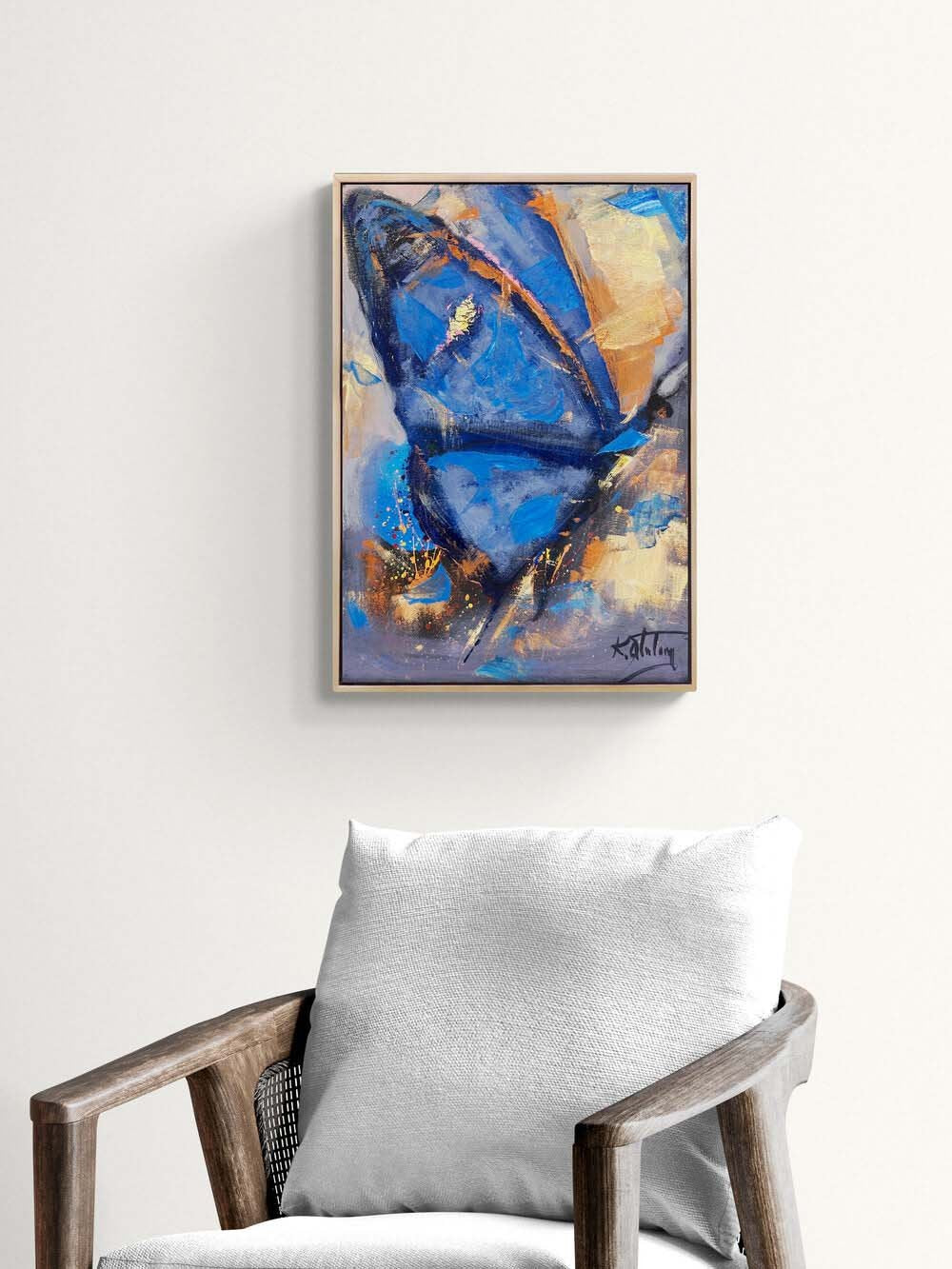 Uçuşun İzinde Yağlı Boya Tablosu