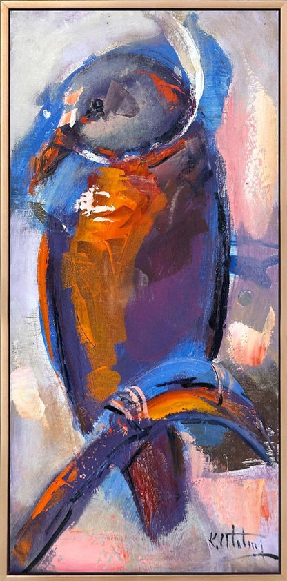 Işık Kuşu Yağlı Boya Tablosu