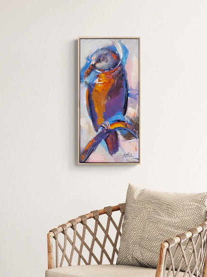 Işık Kuşu Yağlı Boya Tablosu