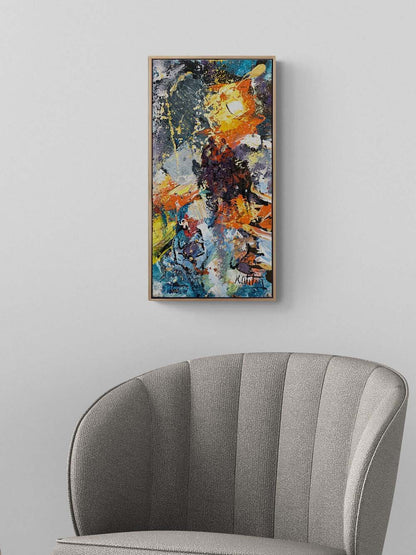 Alevle Arınış Yağlı Boya Tablosu