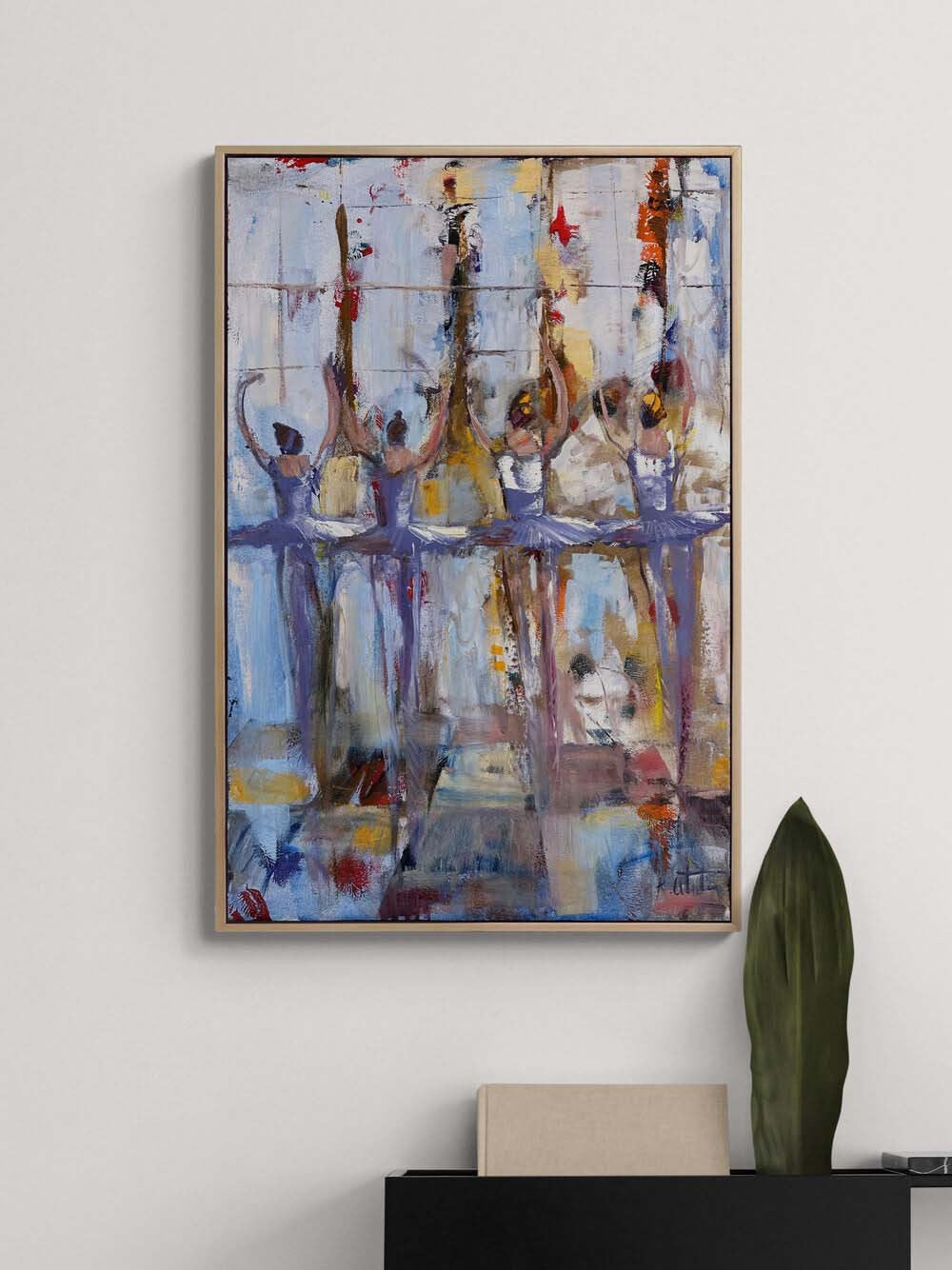 Ayışığı Balerinler Yağlı Boya Tablosu