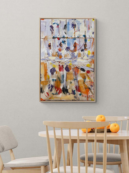 Sonsuzlukta Balerinler Yağlı Boya Tablosu