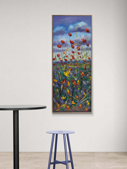 Gelincik Şarkısı Yağlı Boya Tablosu