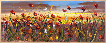 Rüzgarın Çiçekleri Yağlı Boya Tablosu