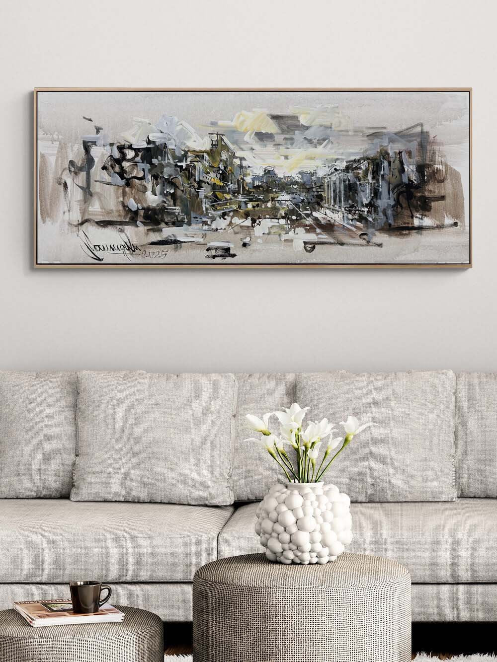 Gölge ve Parlaklık Yağlı Boya Tablosu