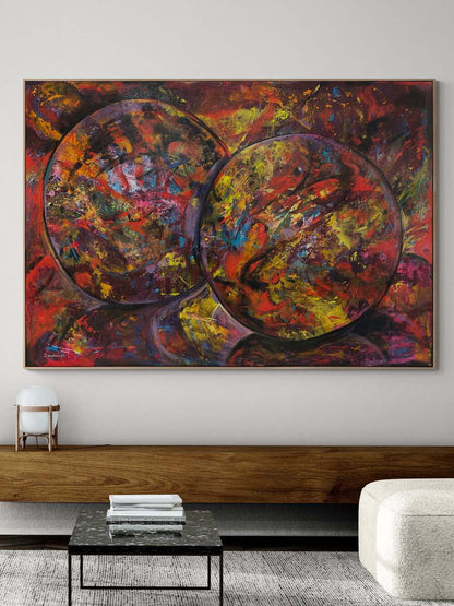 Dans Eden Formlar Yağlı Boya Tablosu