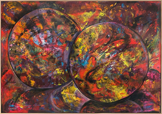 Dans Eden Formlar Yağlı Boya Tablosu