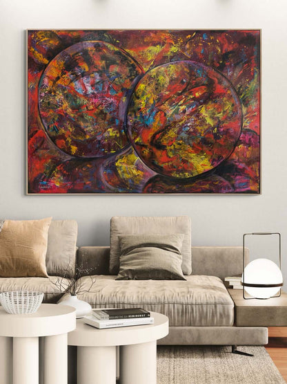 Dans Eden Formlar Yağlı Boya Tablosu