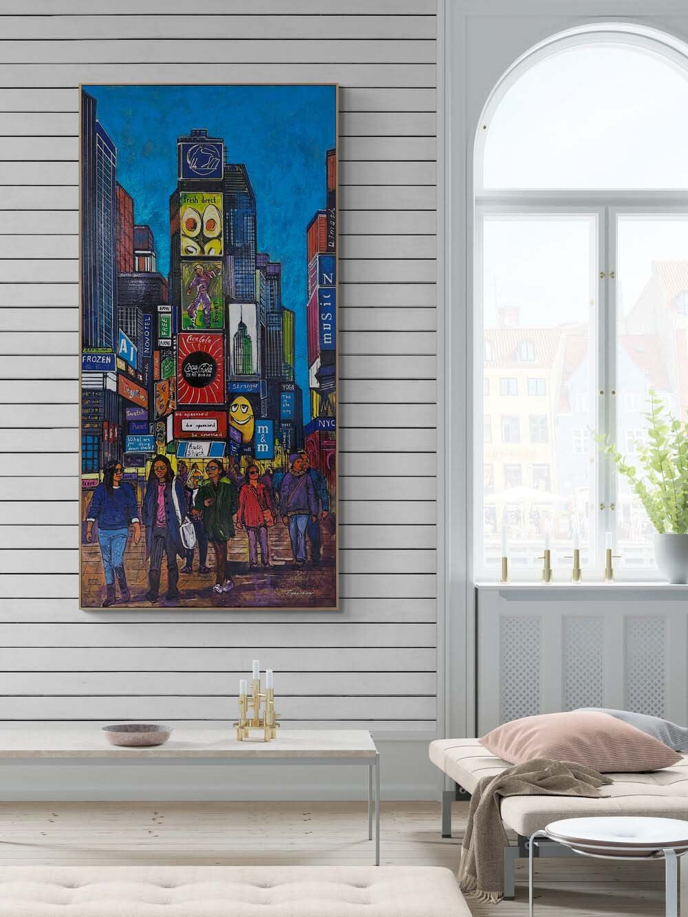 Times Meydanı Parıltısı Yağlı Boya Tablosu