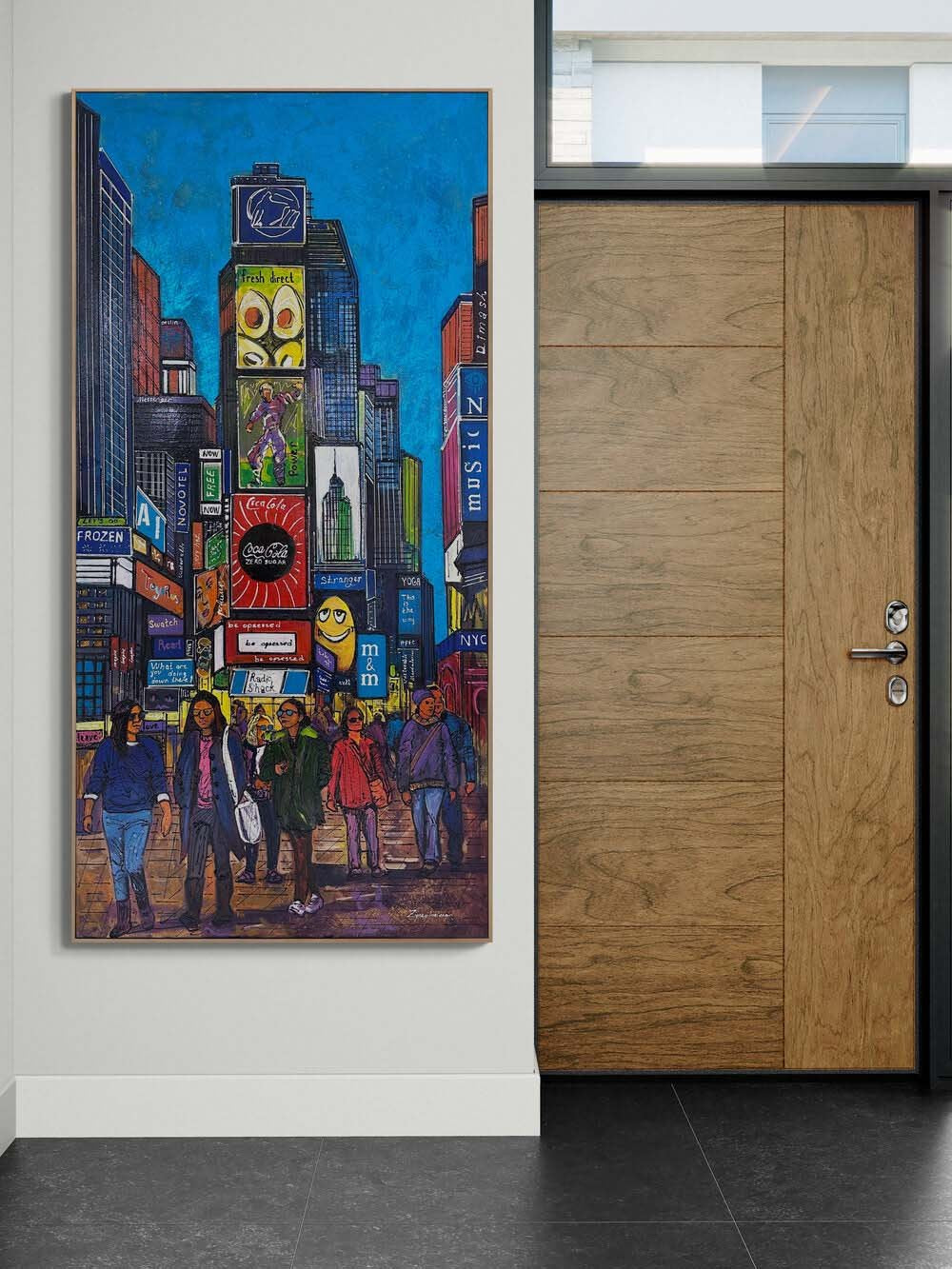 Times Meydanı Parıltısı Yağlı Boya Tablosu