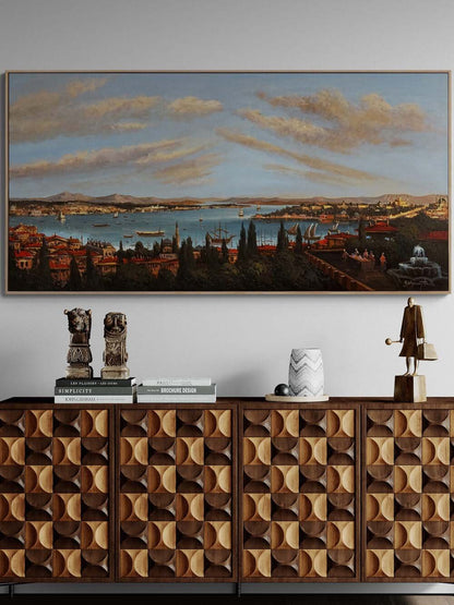 Bir Zamanlar İstanbul Yağlı Boya Tablosu