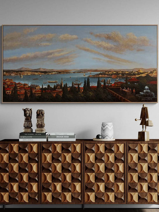 Bir Zamanlar İstanbul Yağlı Boya Tablosu
