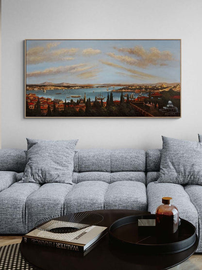 Bir Zamanlar İstanbul Yağlı Boya Tablosu