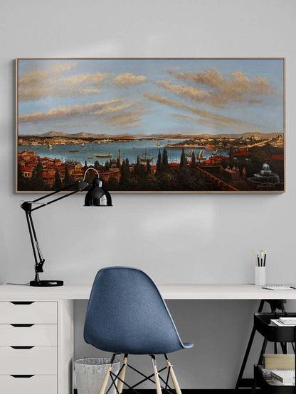 Bir Zamanlar İstanbul Yağlı Boya Tablosu