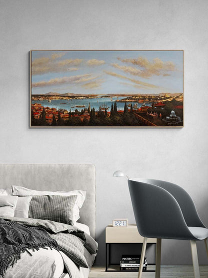 Bir Zamanlar İstanbul Yağlı Boya Tablosu