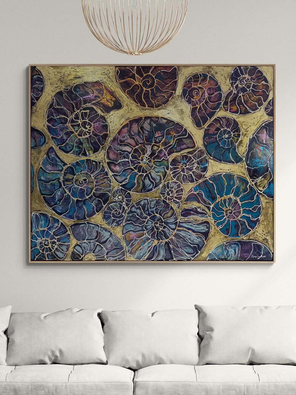 Denizin Hatıraları Yağlı Boya Tablosu