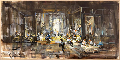 Işıkla Çizilen Anlar Yağlı Boya Tablosu