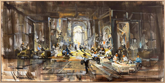 Işıkla Çizilen Anlar Yağlı Boya Tablosu