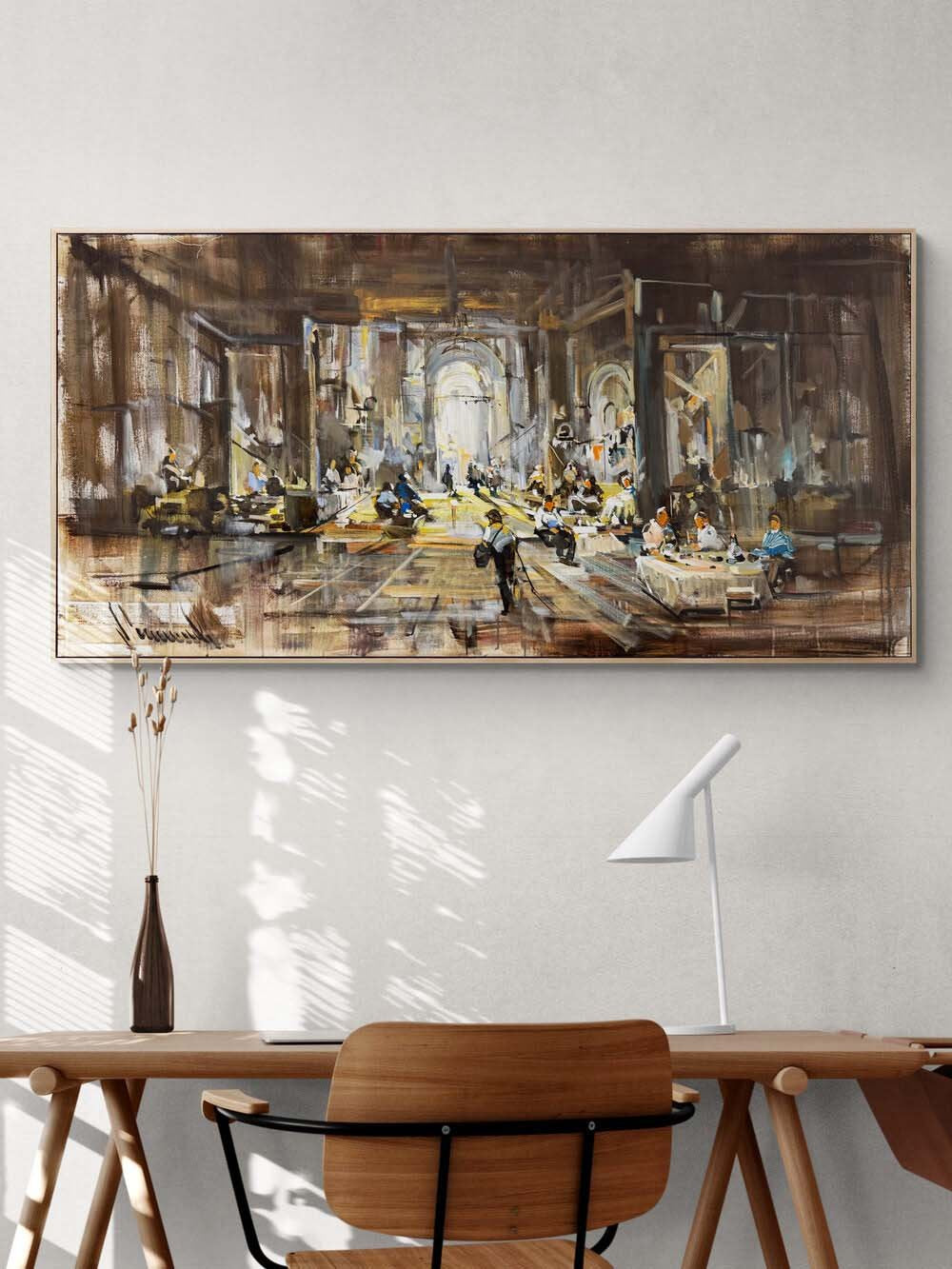 Işıkla Çizilen Anlar Yağlı Boya Tablosu